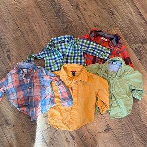 5 children’s button ups